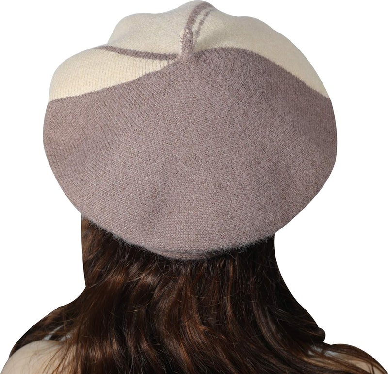 ZLYC French Beret Hat Fashion Print Lightweight Winter Warm Artist Hat for Women - Image 3